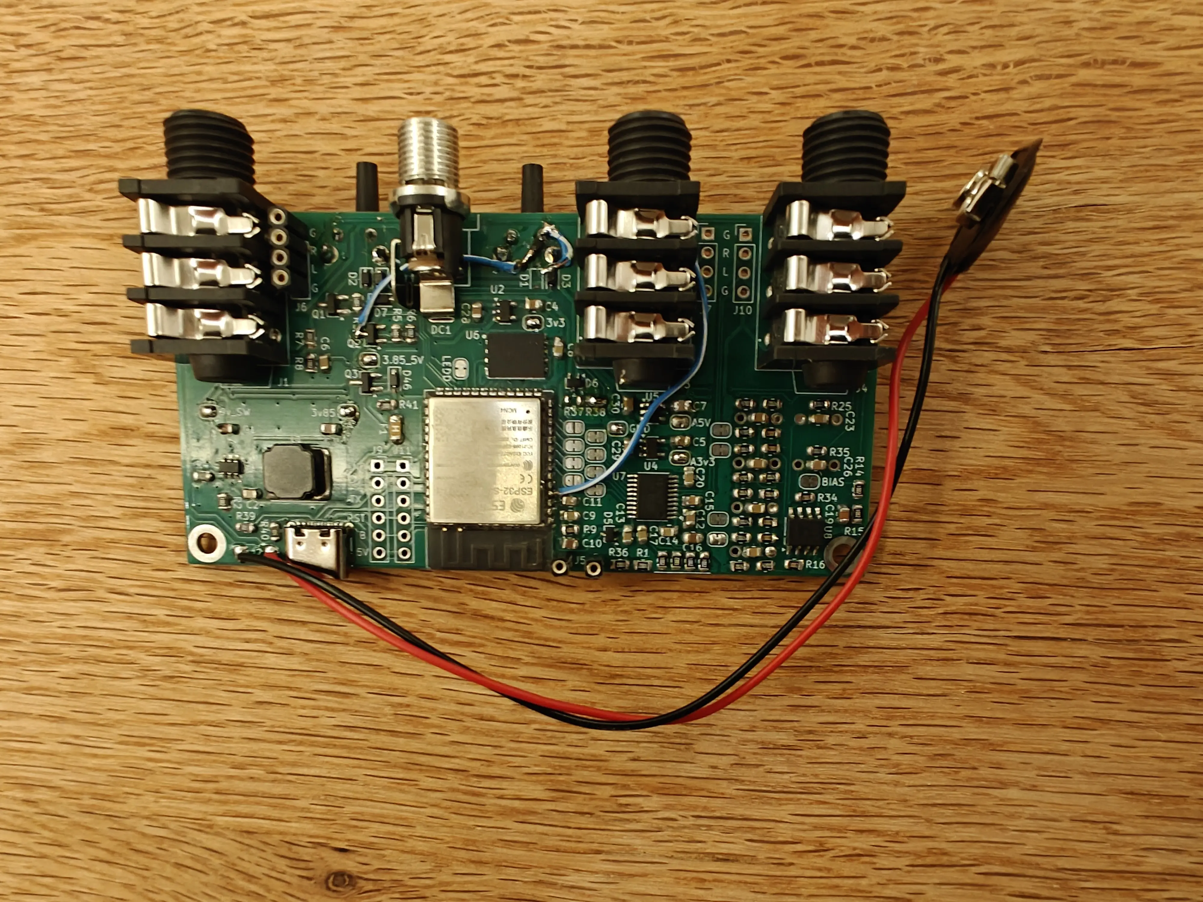 SBX1-D custom PCB — bottom side